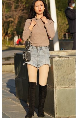 黑靴妹子【套图+视频】