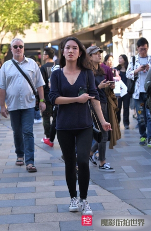 极品黑色紧身裤性感美女MJ557[1.38G]