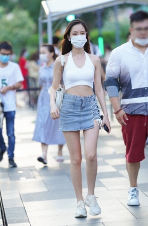 牛仔裙