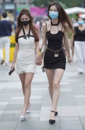 精选街拍作品 NO.1490 两位包臀裙小姐姐[242P/303MB]