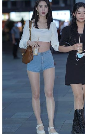 热裤亮丝长腿美女(150P)