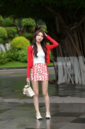 小清新可爱短裙小仙女！