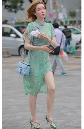 长裙妹子【套图+视频】