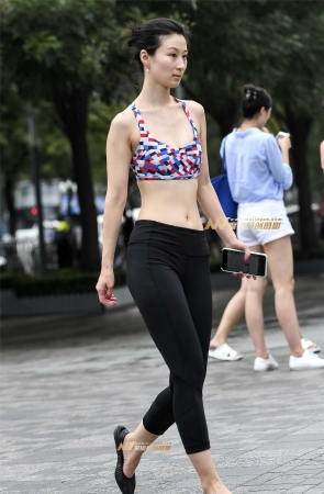 吊带美胸美背健美裤性感