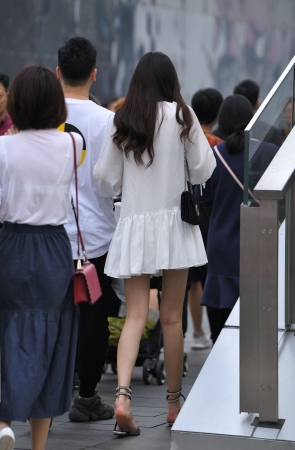 黑丝短靴素人