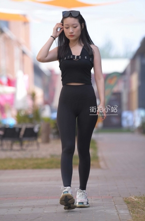 [一只麋鹿专区] 黑色瑜伽裤美女  【图片➕视频】