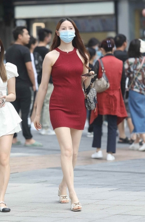 漂亮红裙shaofu