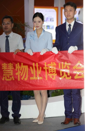 物业案场小姐姐工作中肉丝脱鞋歇歇