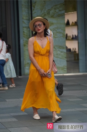 亮眼黄裙MJ1298[526M]