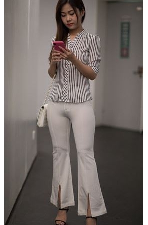 （视频）白色透裤