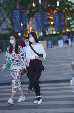 简单清爽瑜伽裤