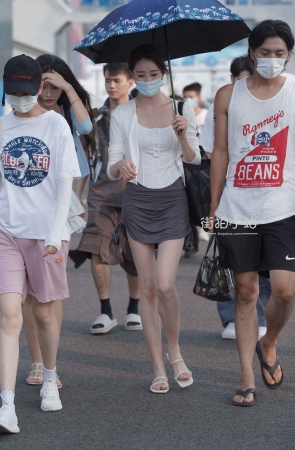 街拍美女