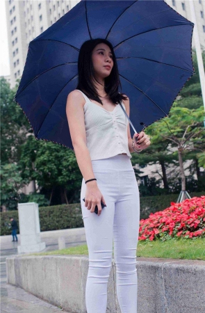 【御风模拍作品】小棠紧身白裤模拍原版图片MJ159[1.72G]