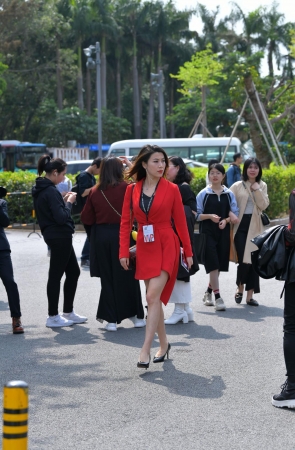 美腿高跟，靓丽美女