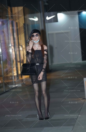 搭讪街拍黑丝黑裙性感~  [18P]