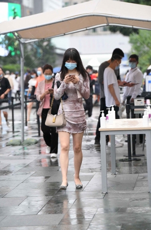 街拍高跟美腿美女