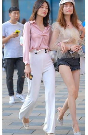 （套图）高腰白裤美女(61P)