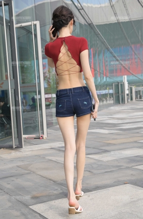 热裤超长美腿