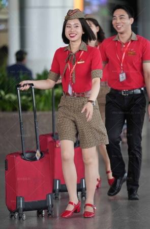 越南篇-越捷空姐制服肉丝第七季90P