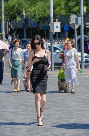 高跟美女
