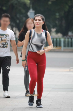 养眼的性感健身裤