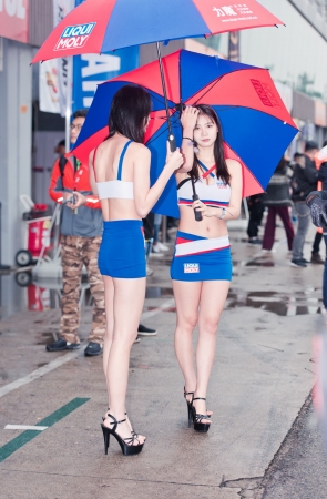 车模美女