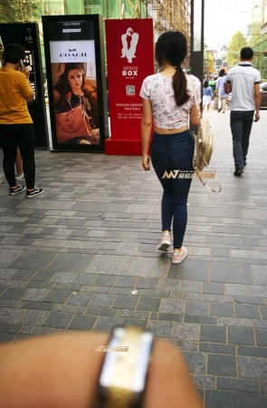 中腰仔裤 小妹