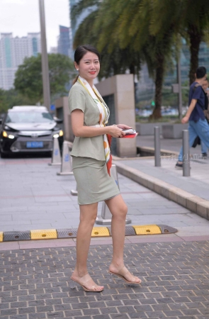 端庄的制服工装美女
