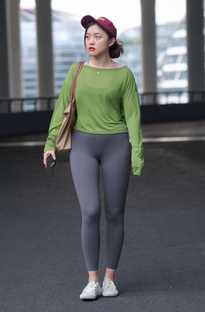 J183灰色紧身瑜伽