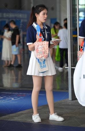 25613-28-64√吉利-百褶裙-肉丝派单小妹