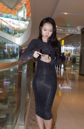 精选街拍作品 NO.1003 盛夏黑色长裙[446P760MB]