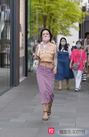 粉色口罩美女MJ955[669M]