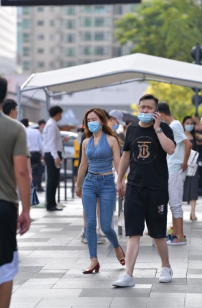 摘下口罩~原来如此美丽