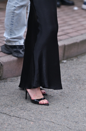 裹胸黑裙凉拖 250910-105