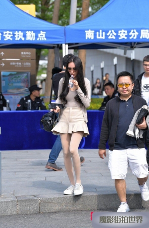 短裙，肉丝，小白鞋美女3A1518[449M]