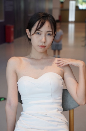 抹胸裙咖啡丝