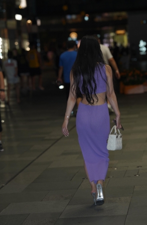 220805-31 紫色长裙