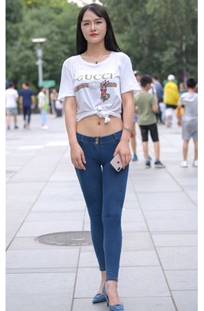 （套图）牛仔裤露腰美女(261P)