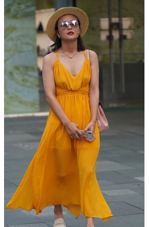 黄色长裙妹子(40P)