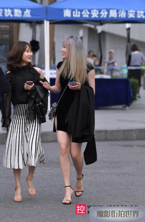 开叉黑裙美腿3A3776[287M]