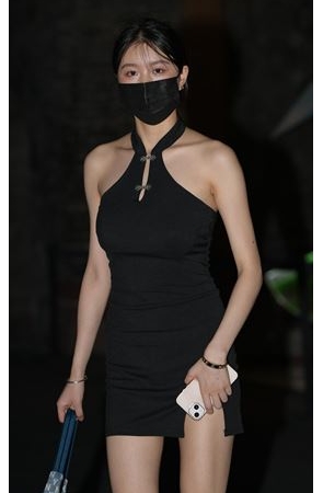 气质黑裙美女(220P)