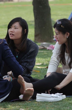 No423 美女性感玉足和超薄短肉丝的强强联手