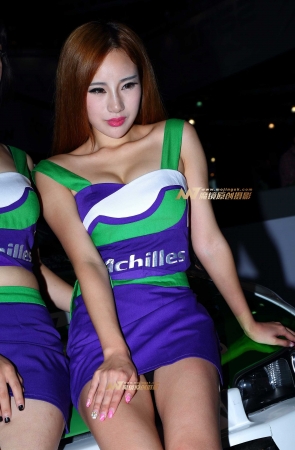 美艳的车模