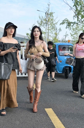 美腿长靴