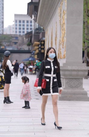 搭讪街拍肉丝袜高跟美女姐姐