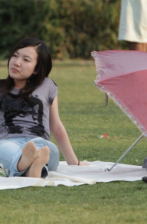 No338 短肉丝厚了那么一点点，但在阳光照射下，依然通透