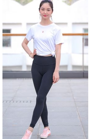 （套图）黑色瑜伽裤(223P)