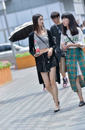 街拍美女