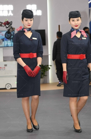 SH25-115-99√中国联合航空空姐俩闺蜜