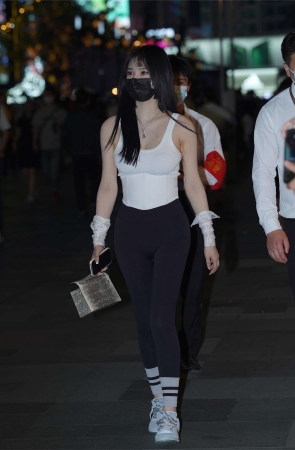 极品瑜伽裤美女